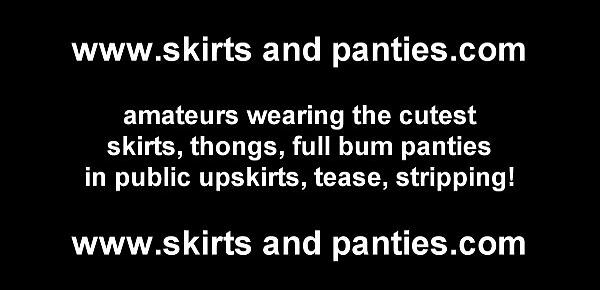  Let me flashing my cute little panties for you